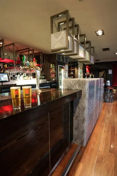 Bar interior at a Binns Group hotel